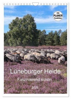 Cover Lüneburger Heide - Faszinierend schön (Wandkalender 2026 DIN A4 hoch), CALVENDO Monatskalender