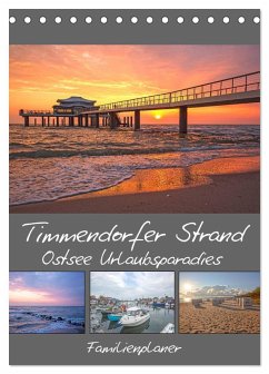 Timmendorfer Strand - Ostsee Urlaubsparadies (Tischkalender 2026 DIN A5 hoch), CALVENDO Monatskalender