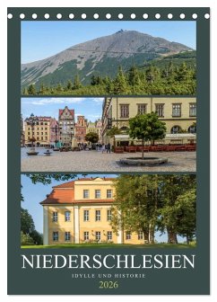 NIEDERSCHLESIEN Idylle und Historie (Tischkalender 2026 DIN A5 hoch), CALVENDO Monatskalender NIEDERSCHLESIEN Idylle und Historie (Tischkalender 2026 DIN A5 hoch), CALVENDO Monatskalender