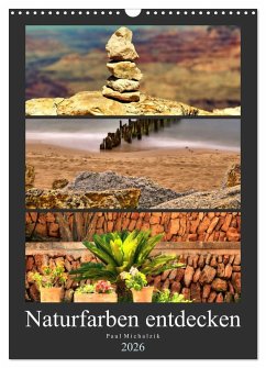 Cover Naturfarben entdecken (Wandkalender 2026 DIN A3 hoch), CALVENDO Monatskalender