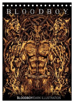 BLOODBOY/DARK ILLUSTRATION (Tischkalender 2026 DIN A5 hoch), CALVENDO Monatskalender