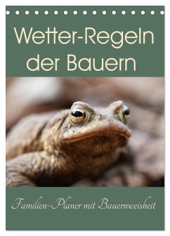 Cover Wetter-Regeln der Bauern (Tischkalender 2026 DIN A5 hoch), CALVENDO Monatskalender