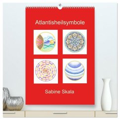 Atlantisheilsymbole (hochwertiger Premium Wandkalender 2026 DIN A2 hoch), Kunstdruck in Hochglanz