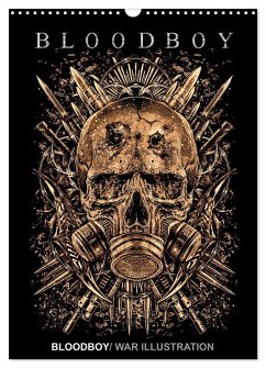 BLOODBOY/WAR ILLUSTRATION (Wandkalender 2026 DIN A3 hoch), CALVENDO Monatskalender
