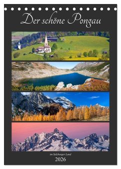 Der schöne Pongau (Tischkalender 2026 DIN A5 hoch), CALVENDO Monatskalender