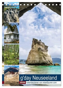 Cover Kalenderplaner g'day Neuseeland 2026 (Tischkalender 2026 DIN A5 hoch), CALVENDO Monatskalender