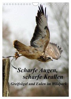 Scharfe Krallen, scharfe Augen, Greifvögel und Eulen im Wildpark (Wandkalender 2026 DIN A4 hoch), CALVENDO Monatskalender Scharfe Krallen, scharfe Augen, Greifvögel und Eulen im Wildpark (Wandkalender 2026 DIN A4 hoch), CALVENDO Monatskalender