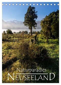 Naturparadies Neuseeland (Tischkalender 2026 DIN A5 hoch), CALVENDO Monatskalender