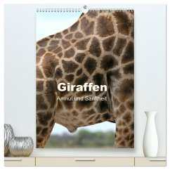 Giraffen - Anmut und Sanftheit (hochwertiger Premium Wandkalender 2026 DIN A2 hoch), Kunstdruck in Hochglanz