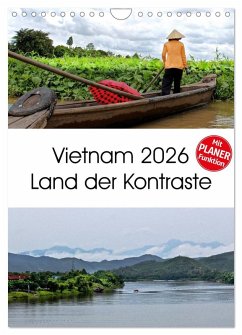 Vietnam 2026 Land der Kontraste (Wandkalender 2026 DIN A4 hoch), CALVENDO Monatskalender