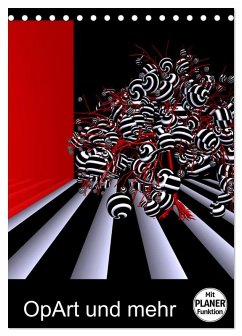 OpArt und mehr (Tischkalender 2026 DIN A5 hoch), CALVENDO Monatskalender