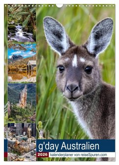 Cover g'day Australien 2026 (Wandkalender 2026 DIN A3 hoch), CALVENDO Monatskalender