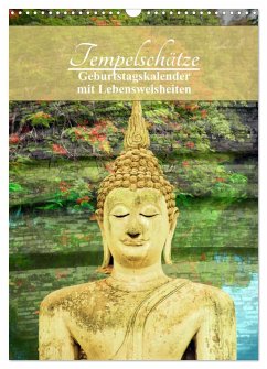 Tempelschätze (Wandkalender 2026 DIN A3 hoch), CALVENDO Monatskalender