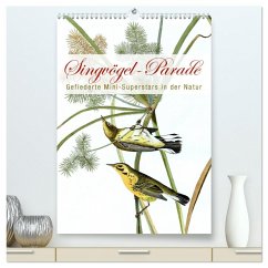 Cover Singvögel-Parade (hochwertiger Premium Wandkalender 2026 DIN A2 hoch), Kunstdruck in Hochglanz