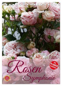 Cover Rosen Symphonie (Tischkalender 2026 DIN A5 hoch), CALVENDO Monatskalender