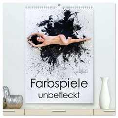Farbspiele - unbefleckt (hochwertiger Premium Wandkalender 2026 DIN A2 hoch), Kunstdruck in Hochglanz