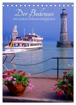 Der Bodensee mit seinen Sehenswürdigkeiten (Tischkalender 2026 DIN A5 hoch), CALVENDO Monatskalender
