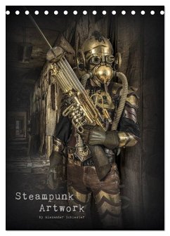 Cover Steampunk Artwork (Tischkalender 2026 DIN A5 hoch), CALVENDO Monatskalender