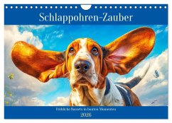 Schlappohren-Zauber. Fröhliche Bassets in bunten Momenten (Wandkalender 2026 DIN A4 quer), CALVENDO Monatskalender Schlappohren-Zauber. Fröhliche Bassets in bunten Momenten (Wandkalender 2026 DIN A4 quer), CALVENDO Monatskalender