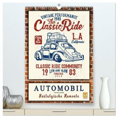 Cover Automobil - nostalgische Momente (hochwertiger Premium Wandkalender 2026 DIN A2 hoch), Kunstdruck in Hochglanz