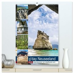 Cover Kalenderplaner g'day Neuseeland 2026 (hochwertiger Premium Wandkalender 2026 DIN A2 hoch), Kunstdruck in Hochglanz