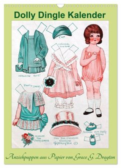 Cover Dolly Dingle Kalender - Anziehpuppen von Grace G. Drayton (Wandkalender 2026 DIN A3 hoch), CALVENDO Monatskalender