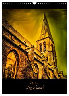 Cover Herten - Digital gemalt (Wandkalender 2026 DIN A3 hoch), CALVENDO Monatskalender