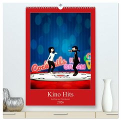 Kino Hits (hochwertiger Premium Wandkalender 2026 DIN A2 hoch), Kunstdruck in Hochglanz