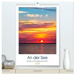 Cover An der See Geburtstagsplaner (hochwertiger Premium Wandkalender 2026 DIN A2 hoch), Kunstdruck in Hochglanz