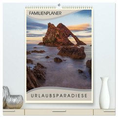 Urlaubsparadiese - Familienplaner (hochwertiger Premium Wandkalender 2026 DIN A2 hoch), Kunstdruck in Hochglanz