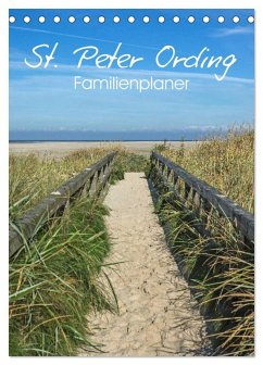St. Peter Ording Familienplaner (Tischkalender 2026 DIN A5 hoch), CALVENDO Monatskalender