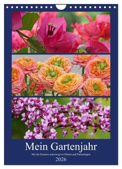 Cover Mein Gartenjahr - Mit der Kamera unterwegs in Gärten und Parkanlagen (Wandkalender 2026 DIN A4 hoch), CALVENDO Monatskalender