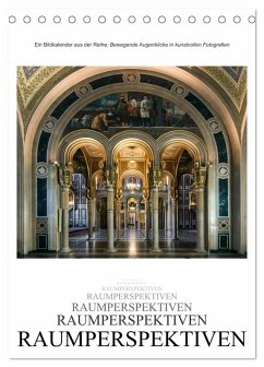 Cover Raumperspektiven (Tischkalender 2026 DIN A5 hoch), CALVENDO Monatskalender