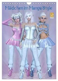 Mädchen im Manga Style (Wandkalender 2026 DIN A4 hoch), CALVENDO Monatskalender