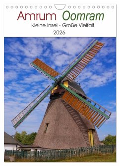 Cover Amrum - Oomram, Kleine Insel - Große Vielfalt (Wandkalender 2026 DIN A4 hoch), CALVENDO Monatskalender