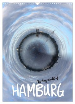 The tiny world of HAMBURG (Wandkalender 2026 DIN A3 hoch), CALVENDO Monatskalender