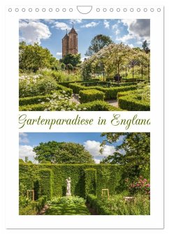 Cover Gartenparadiese in England (Wandkalender 2026 DIN A4 hoch), CALVENDO Monatskalender