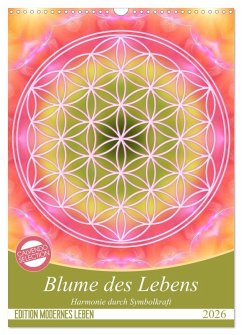 Cover Blume des Lebens - Harmonie durch Symbolkraft (Wandkalender 2026 DIN A3 hoch), CALVENDO Monatskalender