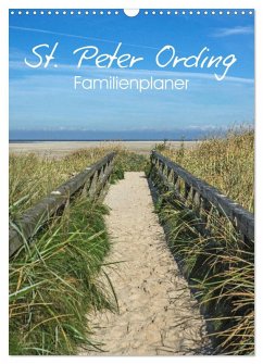 St. Peter Ording Familienplaner (Wandkalender 2026 DIN A3 hoch), CALVENDO Monatskalender