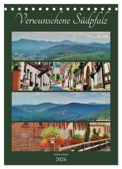 Cover Verwunschene Südpfalz (Tischkalender 2026 DIN A5 hoch), CALVENDO Monatskalender
