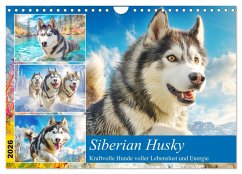 Siberian Husky. Kraftvolle Hunde voller Lebenslust und Energie (Wandkalender 2026 DIN A4 quer), CALVENDO Monatskalender Siberian Husky. Kraftvolle Hunde voller Lebenslust und Energie (Wandkalender 2026 DIN A4 quer), CALVENDO Monatskalender
