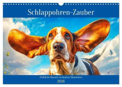 Schlappohren-Zauber. Fröhliche Bassets in bunten Momenten (Wandkalender 2026 DIN A3 quer), CALVENDO Monatskalender Schlappohren-Zauber. Fröhliche Bassets in bunten Momenten (Wandkalender 2026 DIN A3 quer), CALVENDO Monatskalender