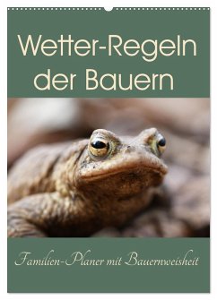 Cover Wetter-Regeln der Bauern (Wandkalender 2026 DIN A2 hoch), CALVENDO Monatskalender