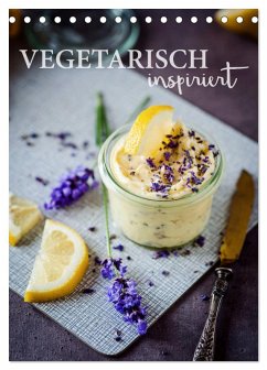 Vegetarisch inspiriert (Tischkalender 2026 DIN A5 hoch), CALVENDO Monatskalender