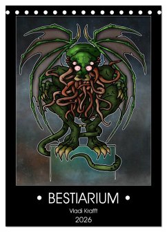 Cover Bestiarium Vladi Krafft (Tischkalender 2026 DIN A5 hoch), CALVENDO Monatskalender