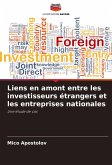 Liens en amont entre les investisseurs étrangers et les entreprises nationales Liens en amont entre les investisseurs étrangers et les entreprises nationales