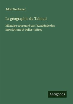 Cover La géographie du Talmud