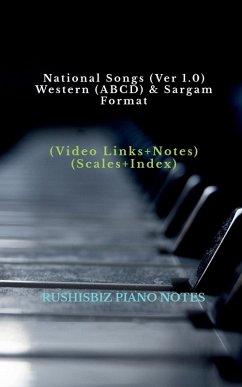 Cover National Songs (Ver 1.0) - Western (ABCD) & Sargam Format