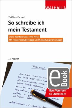 Cover So schreibe ich mein Testament (eBook, PDF)