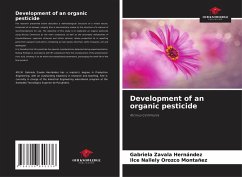 Cover Development of an organic pesticide